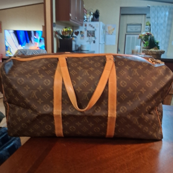 Louis Vuitton Monogram 60 Keepall Travel Bag Brown - Picture 4 of 16